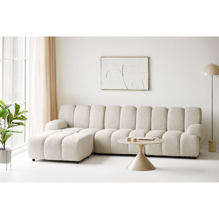 Sheffield Vloerlamp - Vloerlamp, marmer/metaal, beige