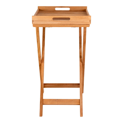 Ronda Dienbladtafel - Dienbladtafel, teakhout, naturel, 60x40x70 cm