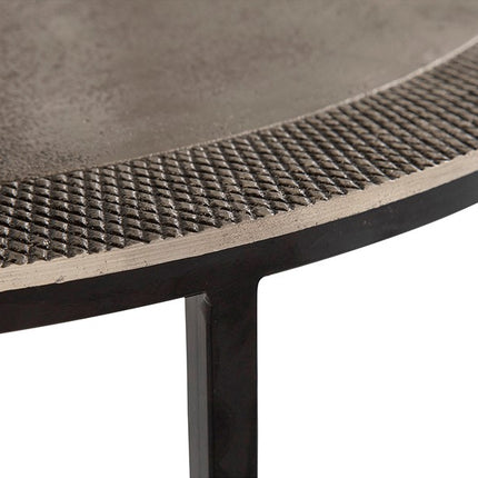 Sochi set van 2 bijzettafels, antiek nikkel