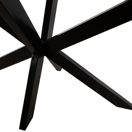 Deense ovale eetkamertafel 160, mango glad naturel