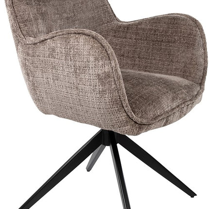 Alicia eetkamerstoel - draaipoot 360ARS - Cremona - Bont 24