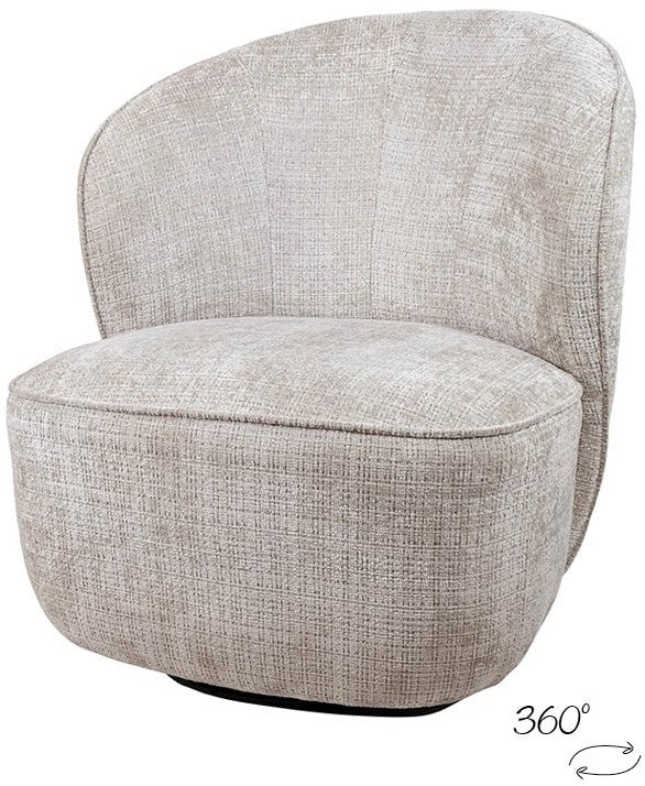 Avi draaifauteuil 360 - Cremona - Taupe 04
