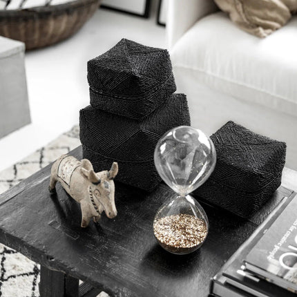 De kralenmand - Zwart - M