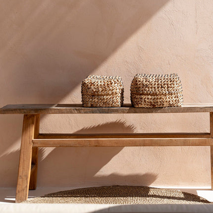 De Kokosschelpenmand - Naturel - L