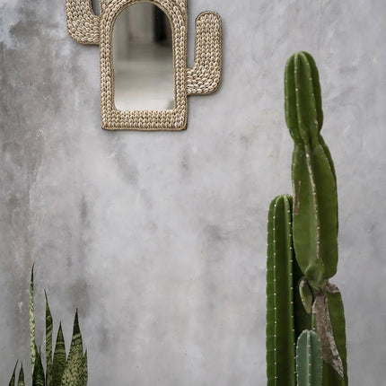 De Cactus Schelpspiegel - Wit