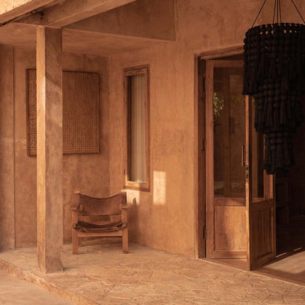 De Nomad katoenen kroonluchter - Zwart - XL