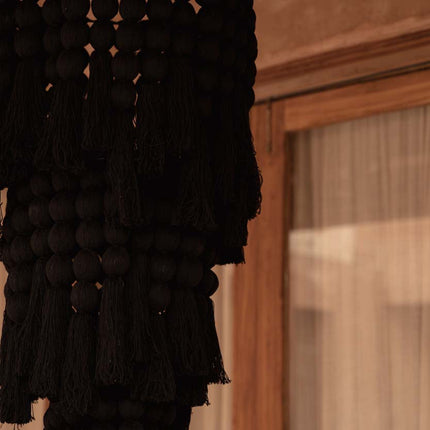 De Nomad katoenen kroonluchter - Zwart - XL