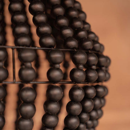 De druppelvormige kroonluchter - zwart - M