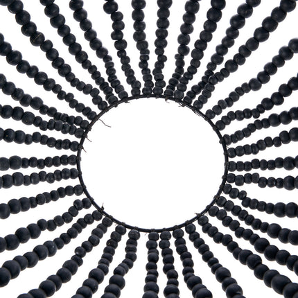 De druppelvormige kroonluchter - zwart - M