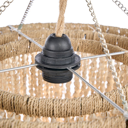 De Lagoon Schelpenkroonluchter - Naturel - L