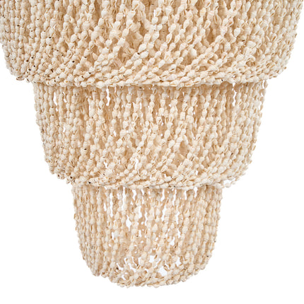 De Lagune Schelpenkroonluchter - Naturel - M