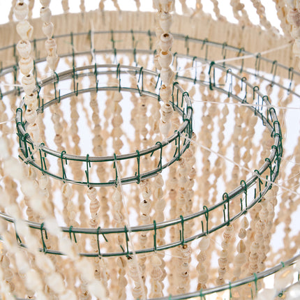 De Oceaantoren Schelpenkroonluchter - Naturel - L