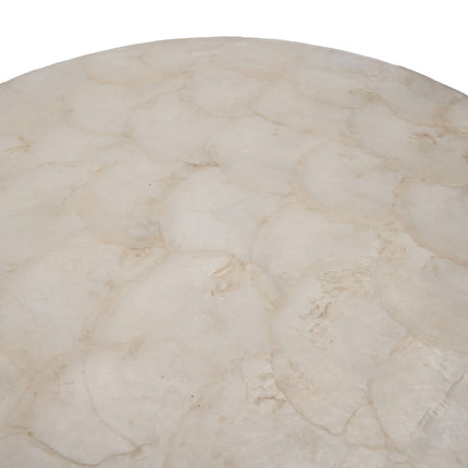 De parelmoer-placemat - wit