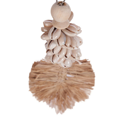 De Komodo bladsleutelhanger - naturel