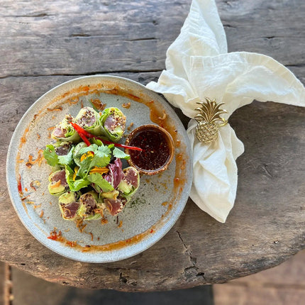 De ananasservetring - goud