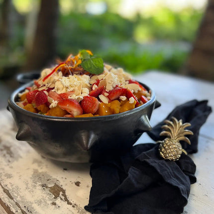 De ananasservetring - goud