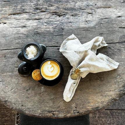 De ananasservetring - goud