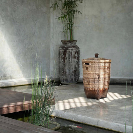 De koloniale wasmand - natuurlijk bruin - XL