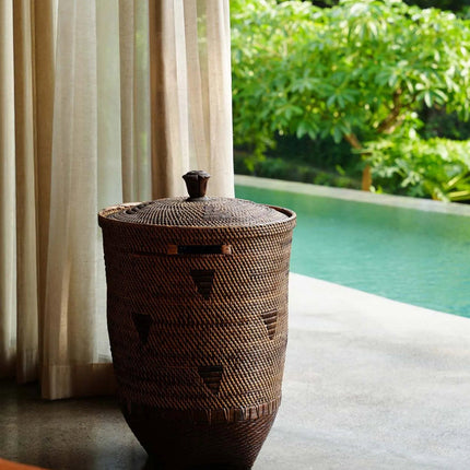 De koloniale wasmand - natuurlijk bruin - XL