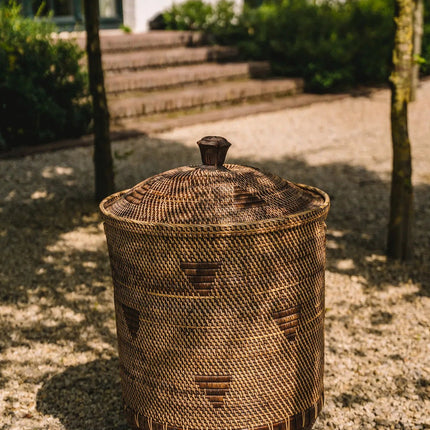 De koloniale wasmand - natuurlijk bruin - XL