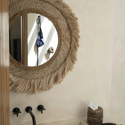 De Koloniale tissuebox - naturel bruin