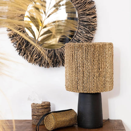 De Koloniale tissuebox - naturel bruin