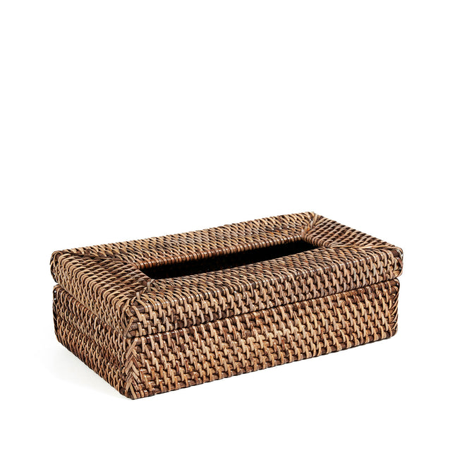 De Rotan Classic tissuebox - naturel bruin