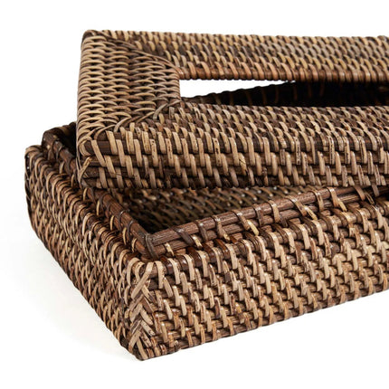 De Rotan Classic tissuebox - naturel bruin
