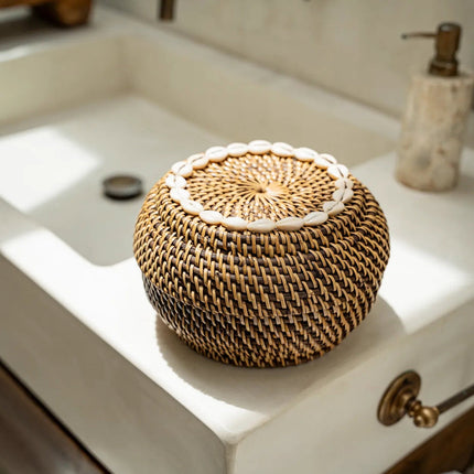 De Colonial Peek-a-Boo-mand - Natuurbruin - M