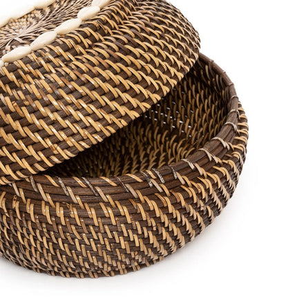 De Colonial Peek-a-Boo-mand - Natuurbruin - M