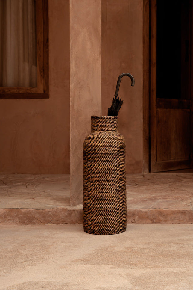 De Colonial paraplumand - naturel bruin