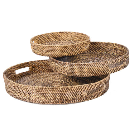 De Carry-All-dienbladen - naturel bruin - M