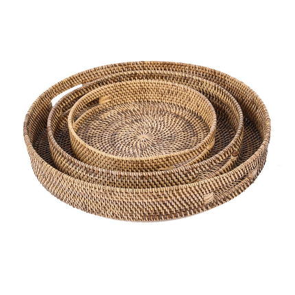 De Carry-All-dienbladen - naturel bruin - M