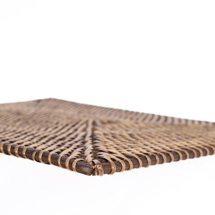 De koloniale rechthoekige placemat - naturel bruin