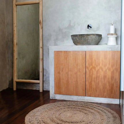 Het zeegras vloerkleed - Naturel - 100