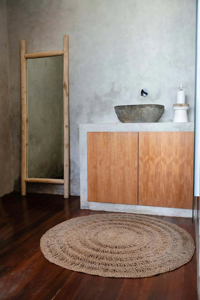 Het zeegras vloerkleed - Naturel - 100