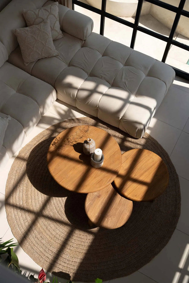 Zeegras vloerkleed - Naturel - 200