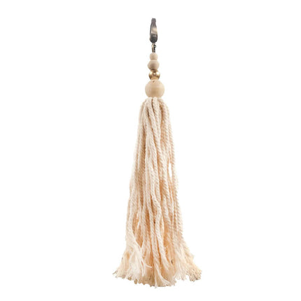 De Cotton Wood-sleutelhanger - naturel