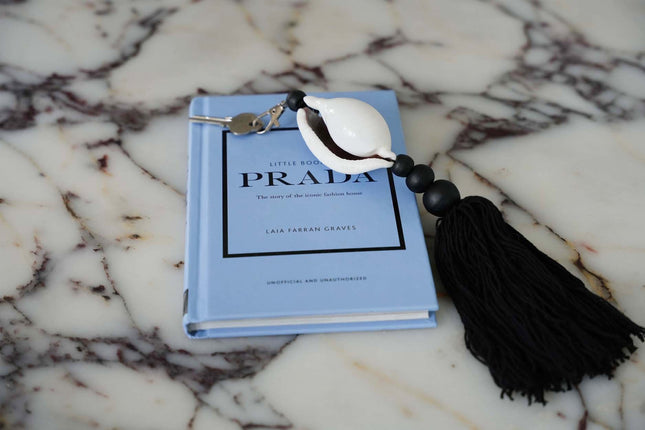 De Togian sleutelhanger - zwart-wit