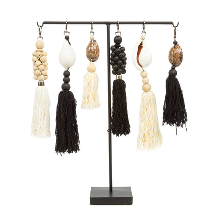 De Togian sleutelhanger - zwart-wit