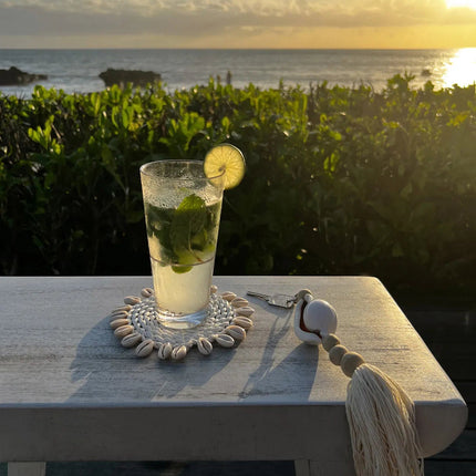 De Togian-sleutelhanger - Natuurlijk wit