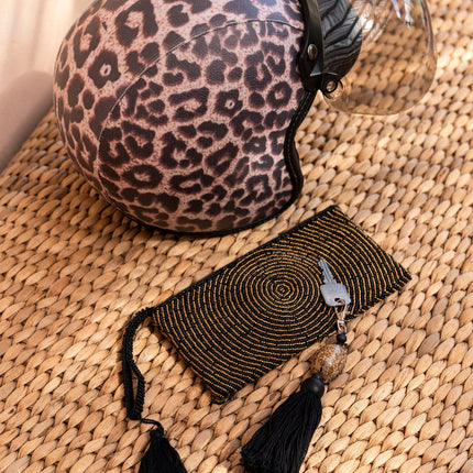 De Sumbawa-sleutelhanger - zwart-bruin