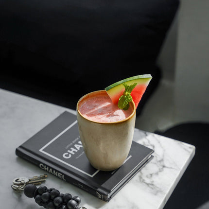 De houten kralensleutelhanger - zwart