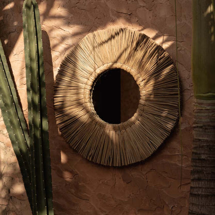 De Alang Alang Spiegel - Naturel - L