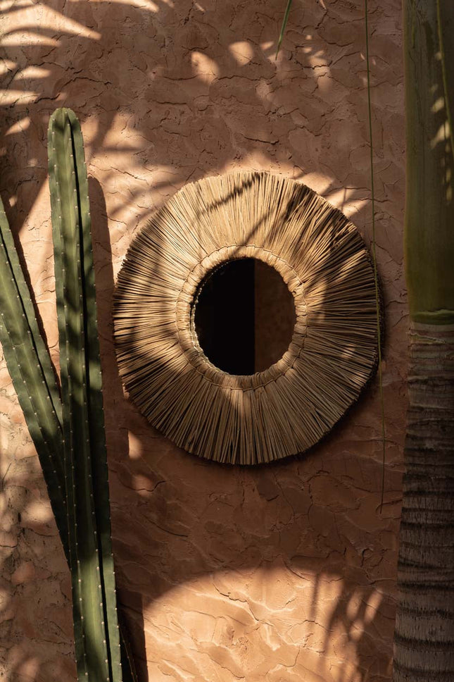 De Alang Alang Spiegel - Naturel - L