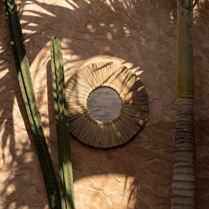 De Alang Alang Spiegel - Naturel - M