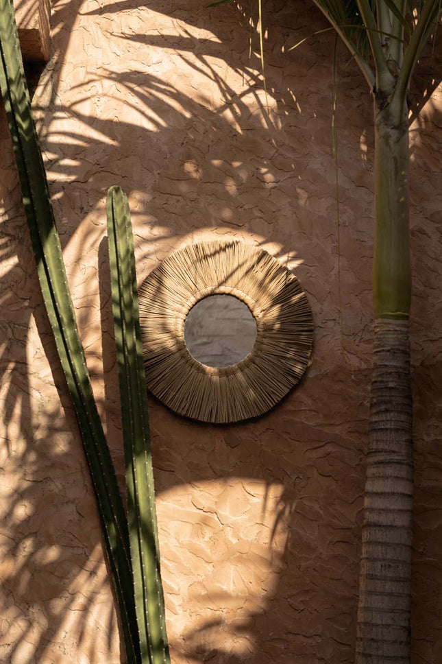 De Alang Alang Spiegel - Naturel - M