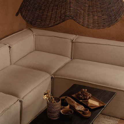 De Wave-hanglamp - Donkere walnoot - L