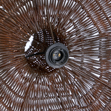 De Dome-hanglamp - Donker walnoot - XL