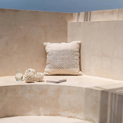 De Misty kussenhoes - Natuurlijk zwart